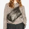 Moondust Metallic Lacquer Crosby Crossbody Sling Bag