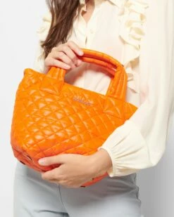Tangerine Mini Metro Tote Deluxe