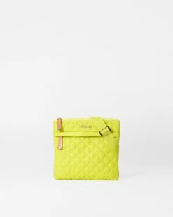 Acid Yellow Metro Flat Crossbody