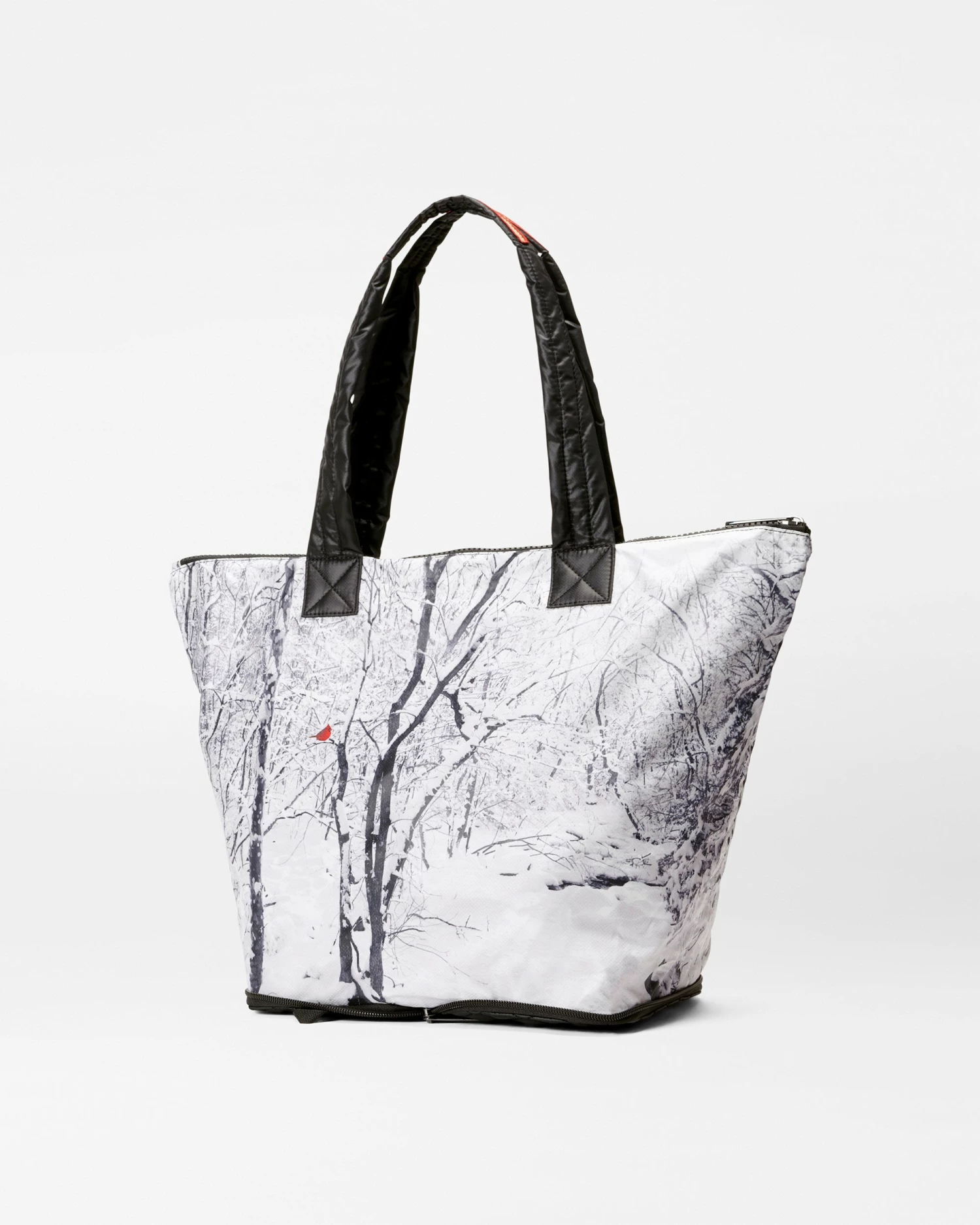 Winter Cardinal Print Packable Market Tote - Image 3
