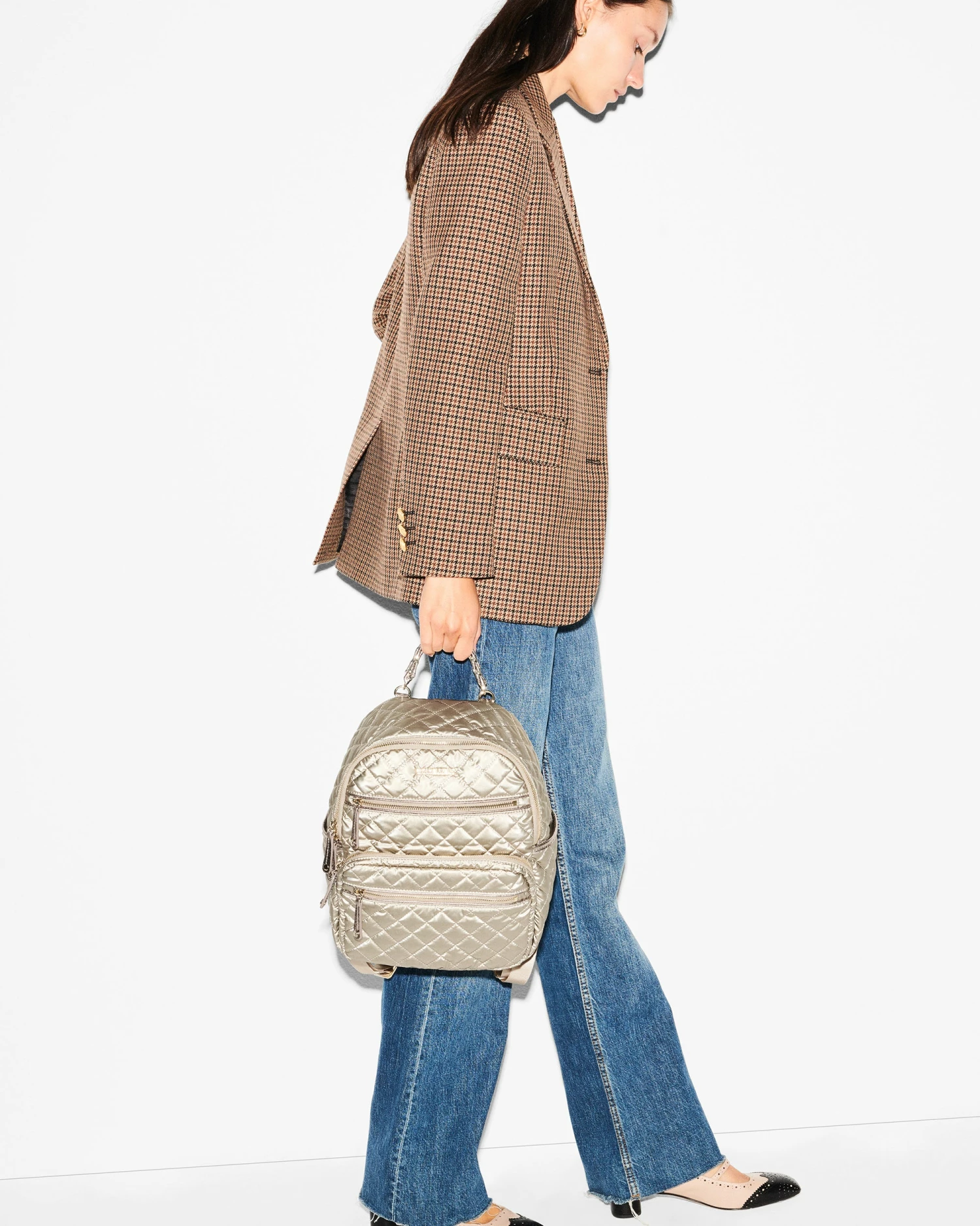 Quartz Pearl Small Crosby Backpack - Image 5