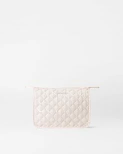 Rose Rec With Sequin Metro Clutch