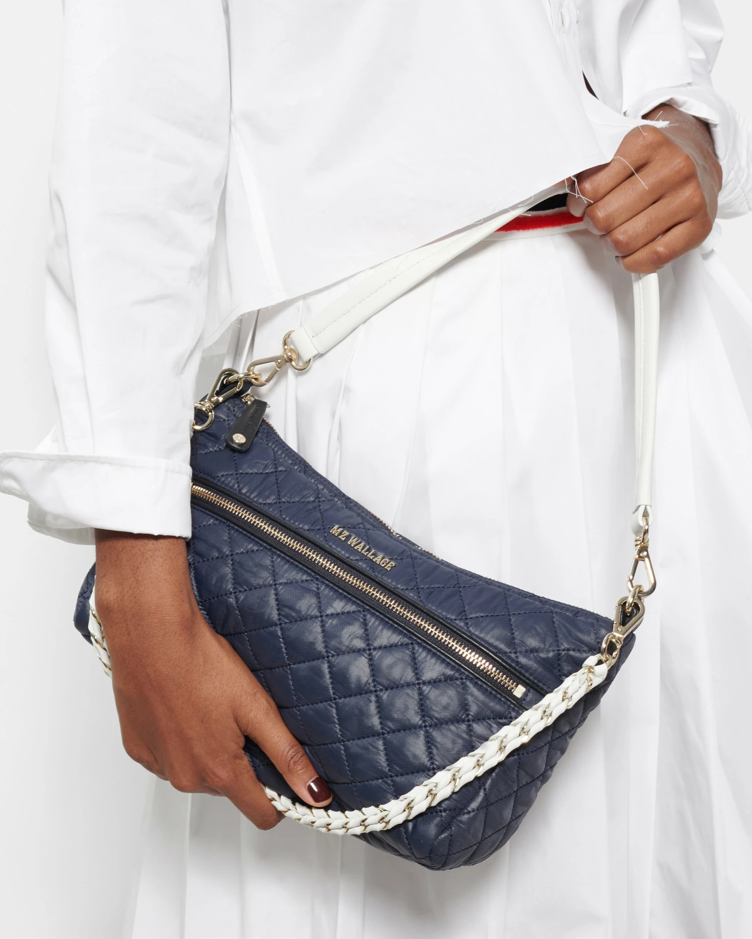 Dawn/White Crosby Shoulder Bag - Image 2