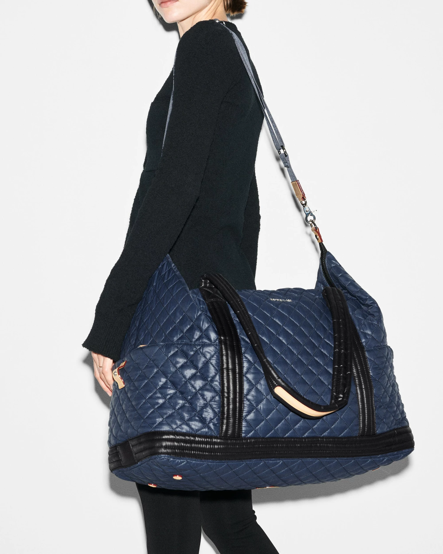 Navy & Black Empire Weekender - Image 4