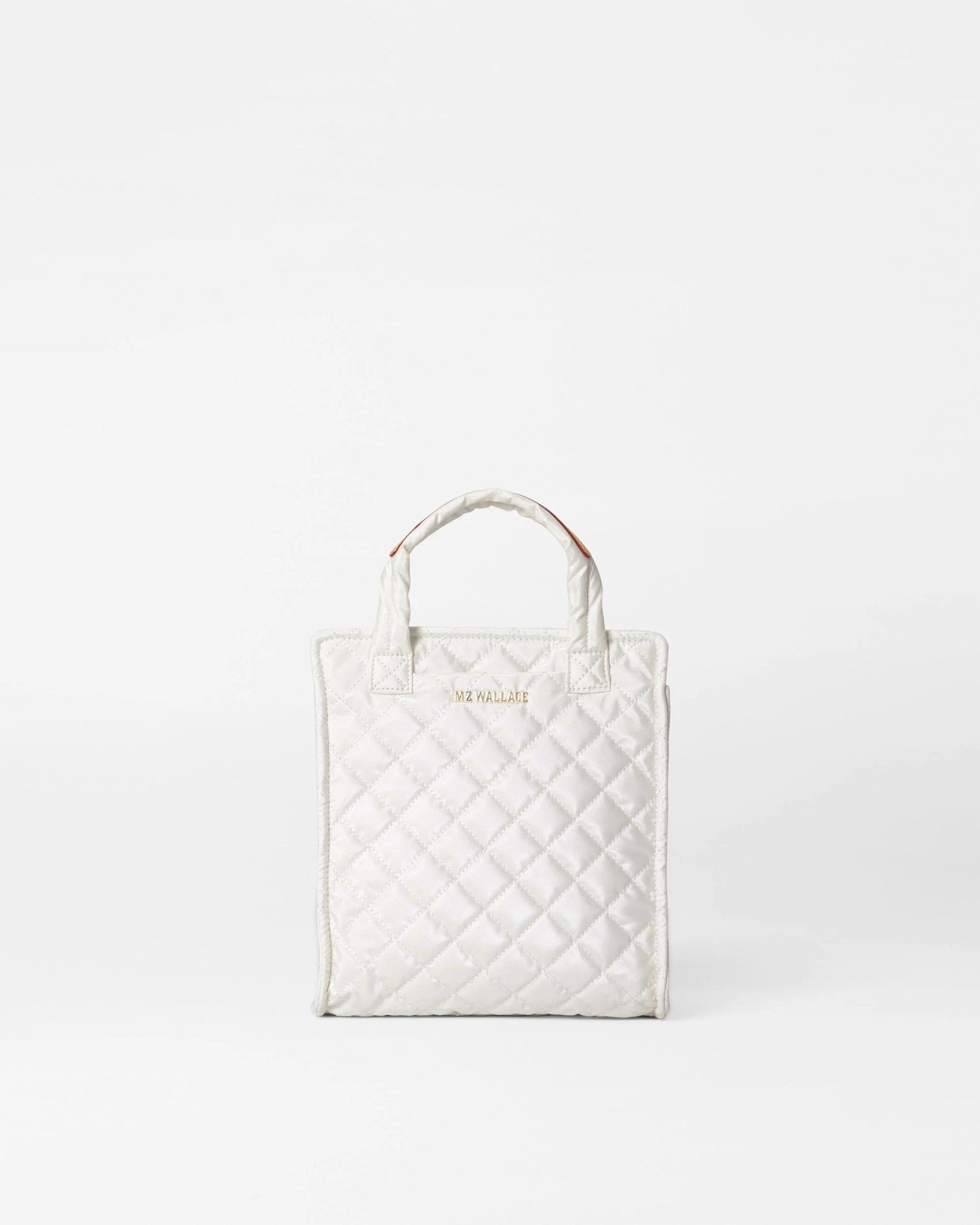 Pearl Metallic Mini Box Tote - Image 2
