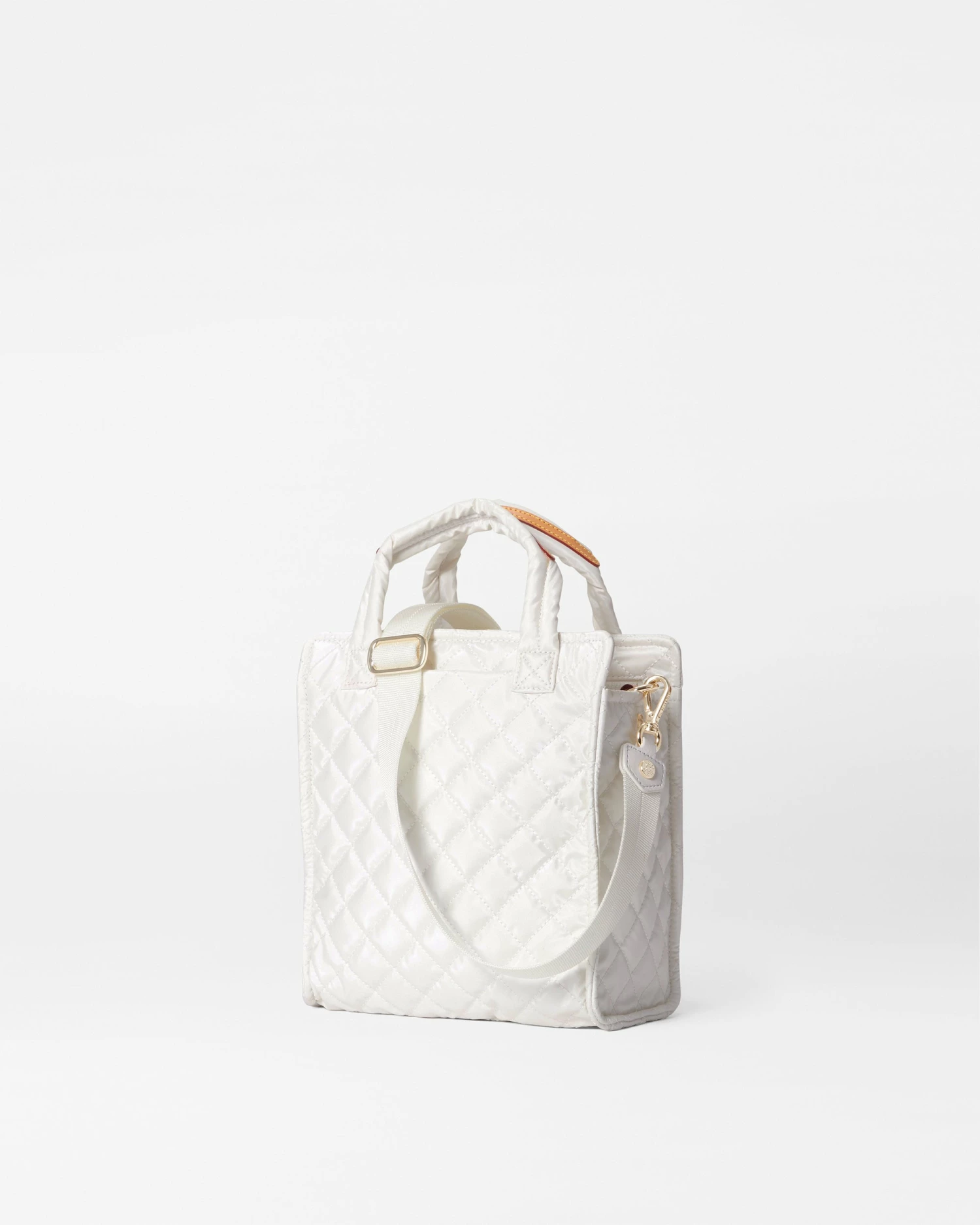 Pearl Metallic Mini Box Tote - Image 3