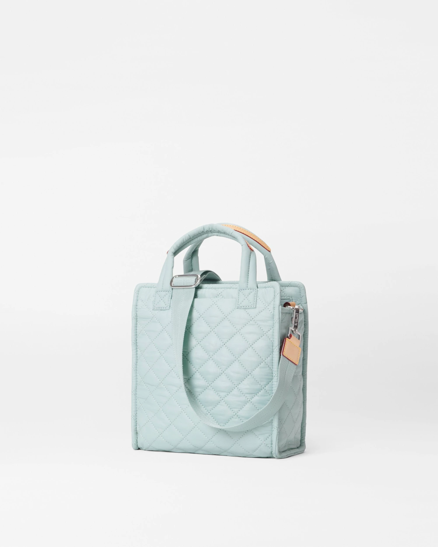 Silver Blue Mini Box Tote - Image 3