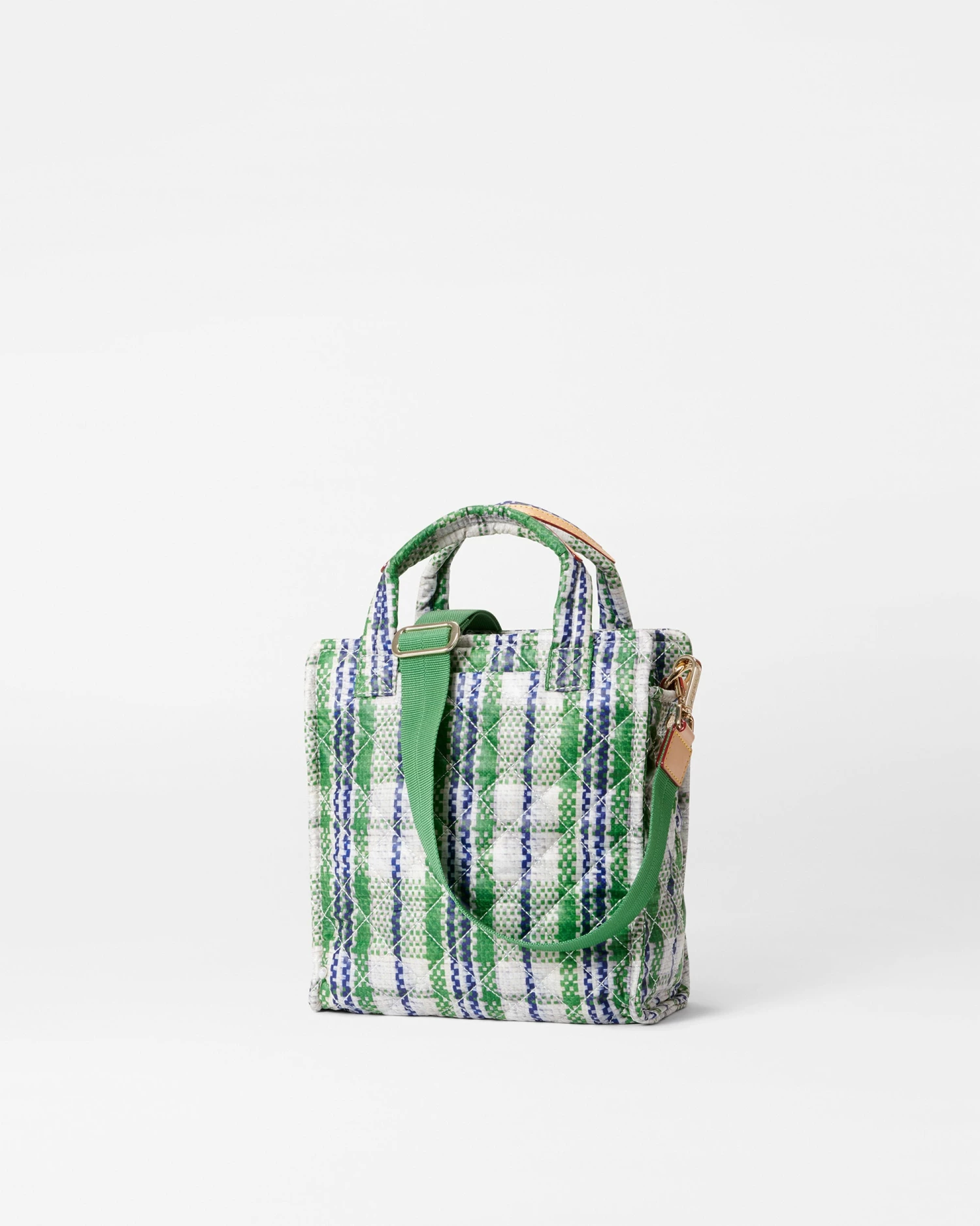 Spring Plaid Mini Box Tote - Image 3