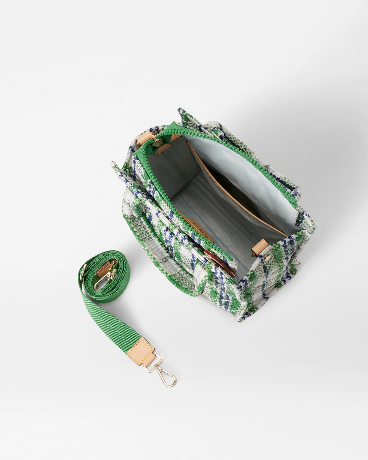 Spring Plaid Mini Box Tote - Image 5