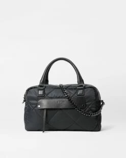 Black Madison Satchel