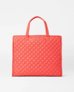 Coral Large Box Tote