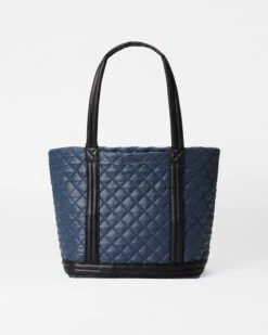 Navy & Black Medium Empire Tote