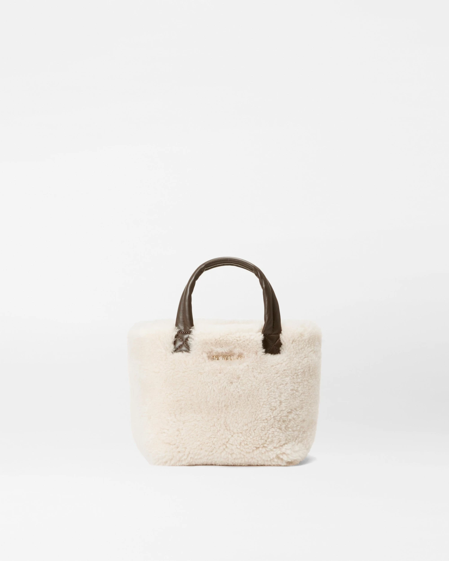 Shearling Micro Metro Tote Deluxe