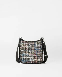 Midnight Sparkle Boucle Small Box Crossbody