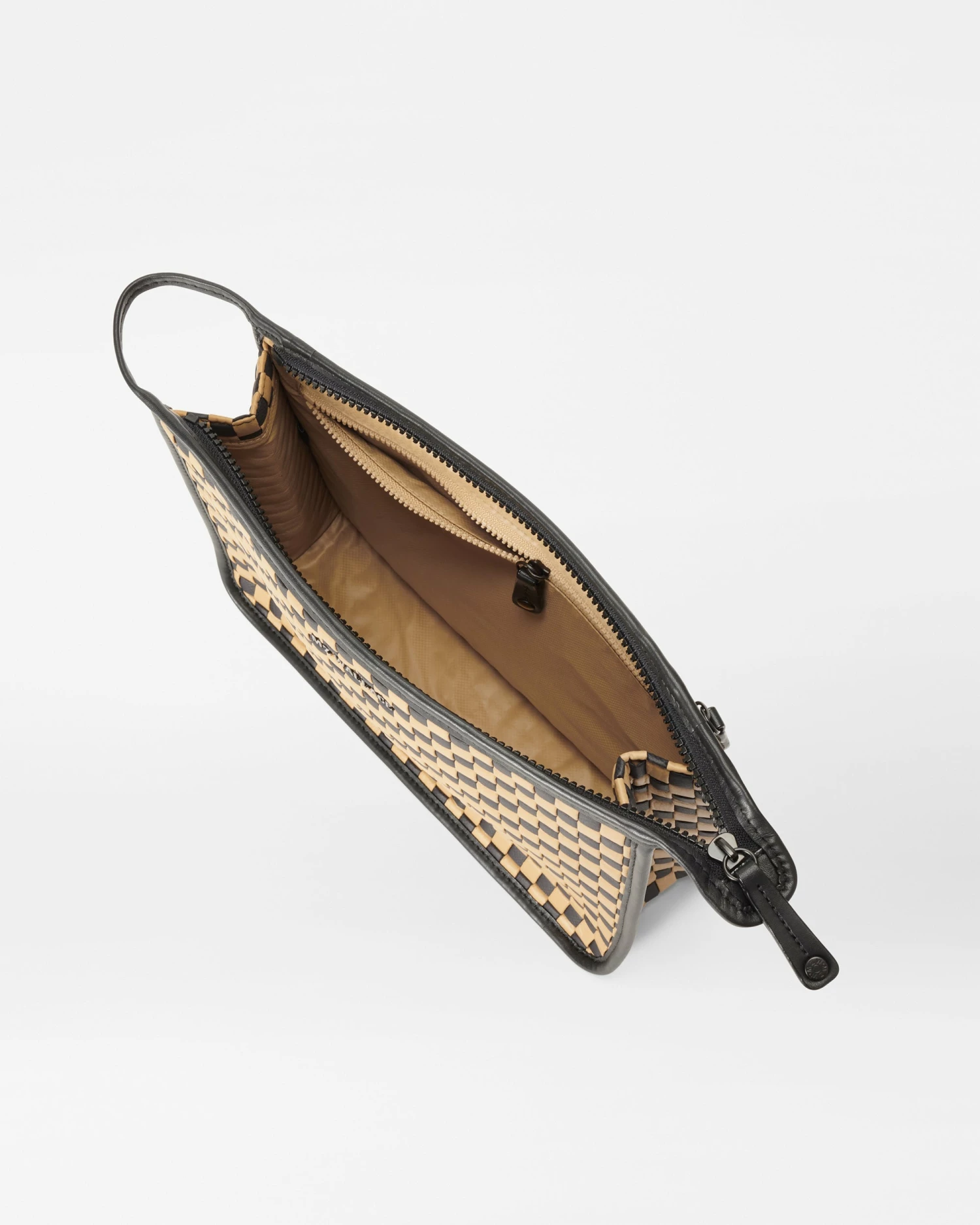 Camel & Black Woven Clutch - Image 4