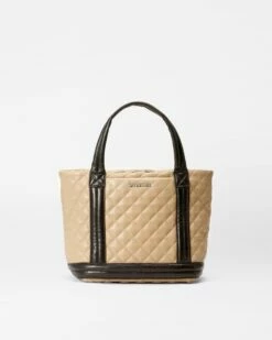 Black And Camel Small Empire Tote