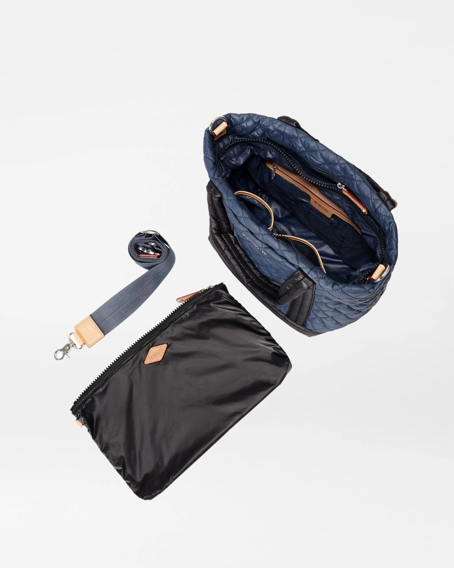 Navy & Black Small Empire Tote - Image 4