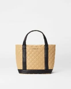 Camel & Black Small Empire Tote