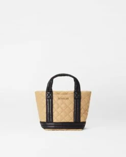Camel & Black Mini Empire Tote