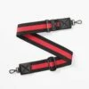 Black/Red Striped Strap