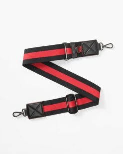 Black/Red Striped Strap