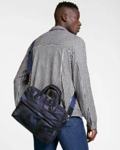 Dark Blue Camo Bedford Air Bleecker Slim Brief